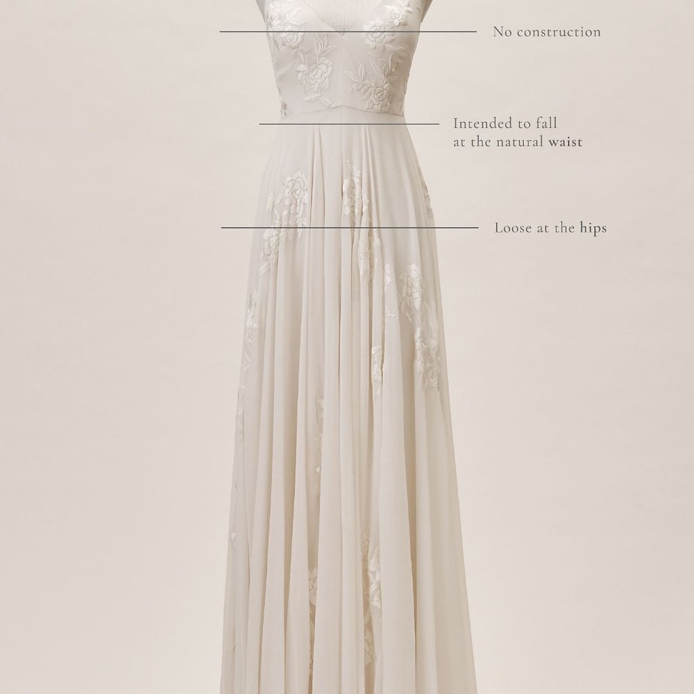 BHLDN Bonaire Dreams of You Wedding Gown Size 0 - Picture 10 of 16